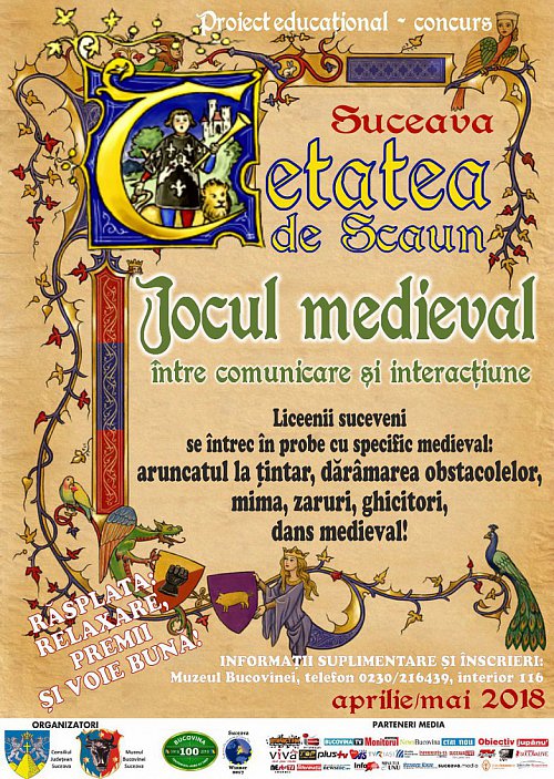 Jocul medieval între comunicare şi acţiune, la Cetatea de Scaun a Sucevei
