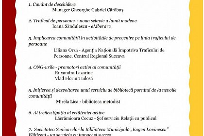 Consfătuirea anuală cu bibliotecarii publici din județul Suceava
