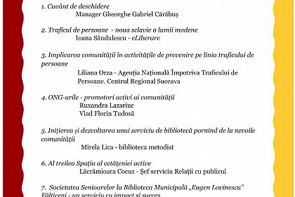 Consfătuirea anuală cu bibliotecarii publici din județul Suceava