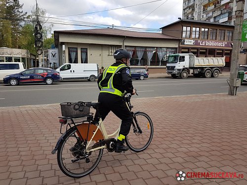 Primul oraș din țară în care Poliția Locală patrulează pe biciclete electrice