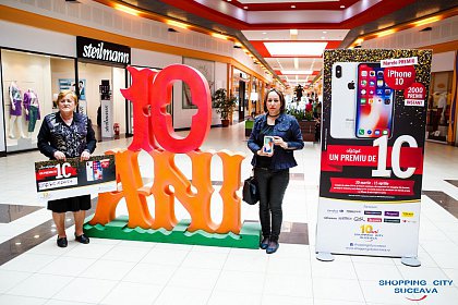 IPhone 10 oferit de Shopping City Suceava la tombolă a intrat în posesia câștigătorului