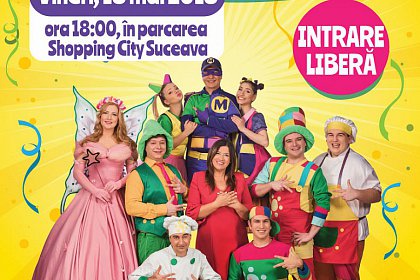 Gașca Zurli revine la Shopping City Suceava, cu un super show