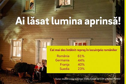 “Ai lăsat lumina aprinsă!” – Cel mai des întâlnit reproş în locuinţele românilor