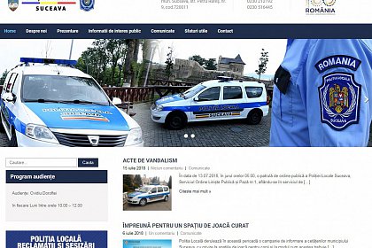 Poliția Locală Suceava, prezentă și în mediul online
