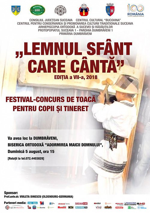 Festival-concurs de toacă „Lemnul sfânt care cântă”