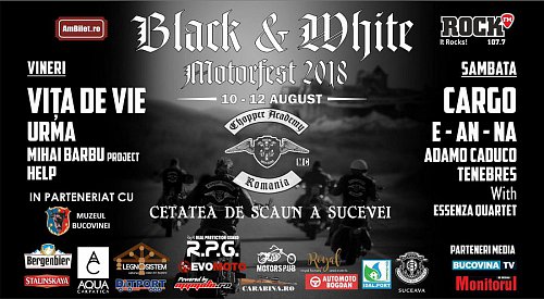 Cargo și Vița de Vie cântă la BLACK & WHITE Motorfest 2018