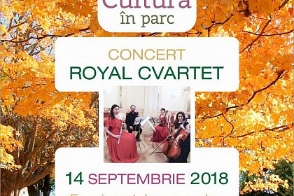 Concert în aer liber susținut de Royal Cvartet pe Esplanada Fălticeni