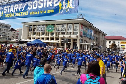 Peste 600 de participanți la a patra-a editie Crosul Sucevei (Foto)