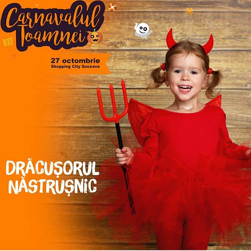 Carnavalul Toamnei, sâmbătă, la Shopping City Suceava