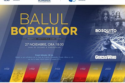 Guess Who și Bosquito cântă la Balul Bobocilor USV 2018