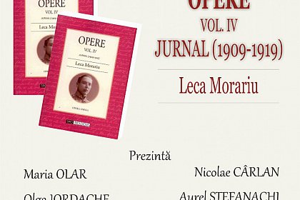 Opere de Leca Morariu, lansare de carte la Biblioteca Bucovinei