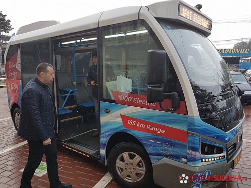 Autobuzul Karsan Jest Electric adus în probe la Suceava 3