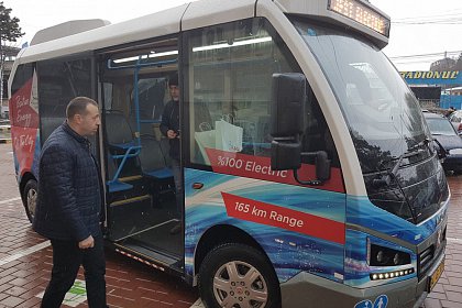 Autobuzul Karsan Jest Electric adus în probe la Suceava 3