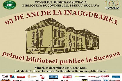 95 de ani de la inaugurarea primei biblioteci publice din Suceava